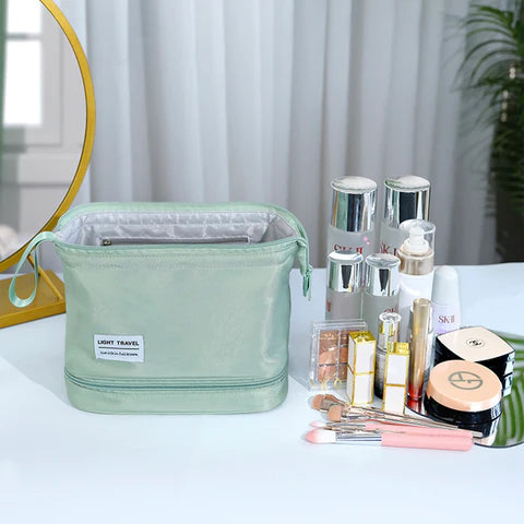 Ultimate Makeup Travel Pouch, Double Layer Cosmetic Bag, Waterproof Organizer Case, Unique Makeup Bag, Cosmetic Travel Bag, Waterproof Organizer Case, Toiletry Bag for Women Ultimate Makeup Travel Pouch, Double Layer Cosmetic Bag, Waterproof Organizer Case, Unique Makeup Bag, Cosmetic Travel Bag, Waterproof Organizer Case, Toiletry Bag for Women